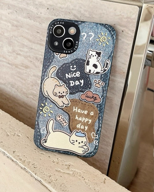 HAVE NICE DAY KITTENS CASE