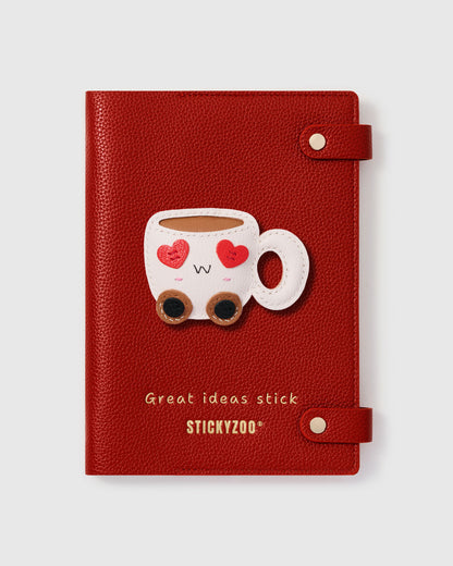 HEART-EYES COFFEE CUP NOTEBOOK