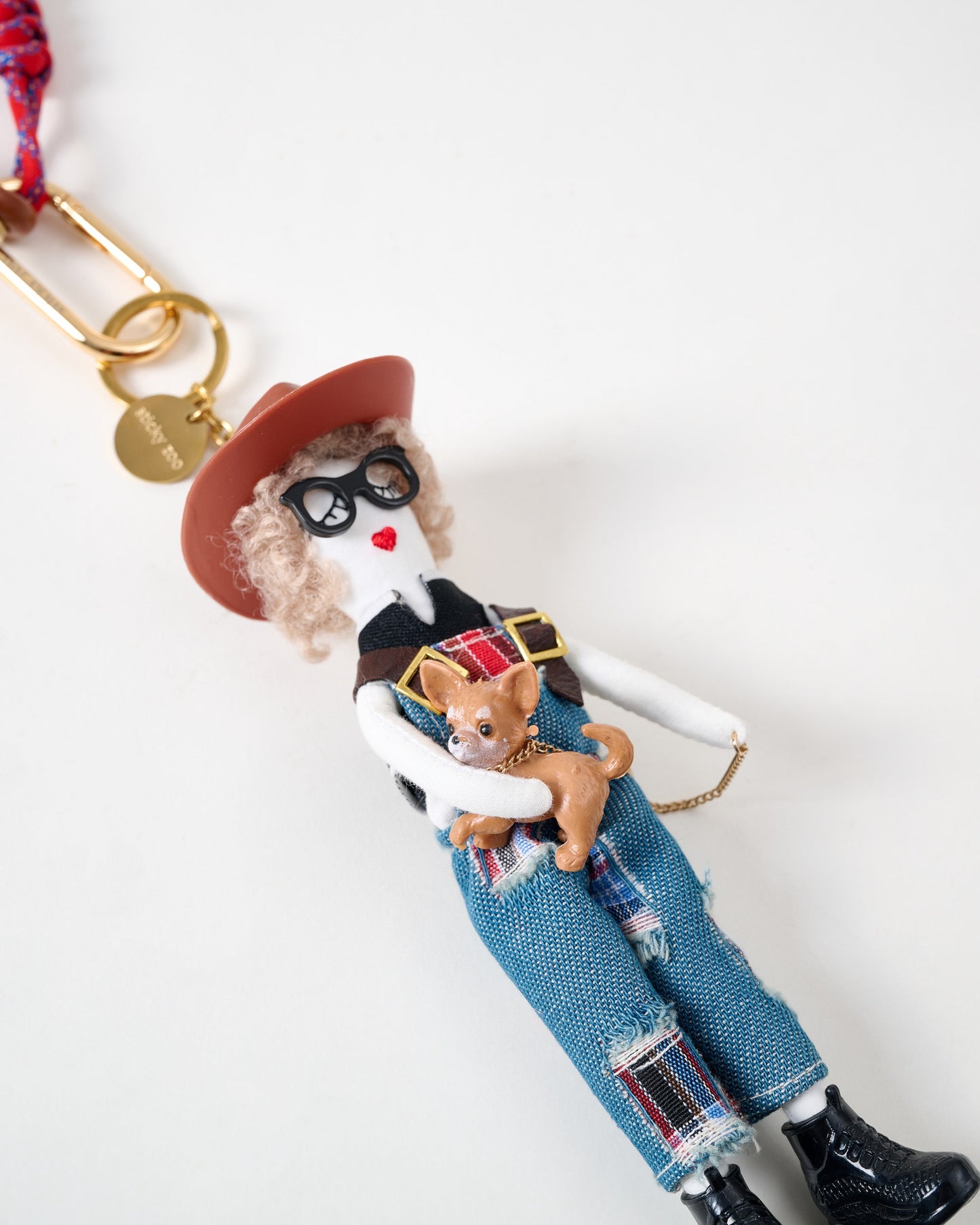 SAINT BABE & CHIHUAHUA STACK CHARM