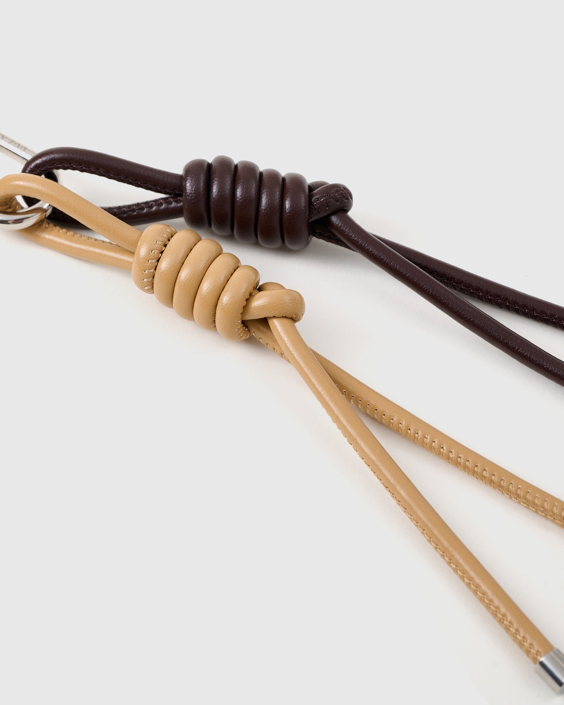 COWHIDE STAR LEOPARD STACK CHARM