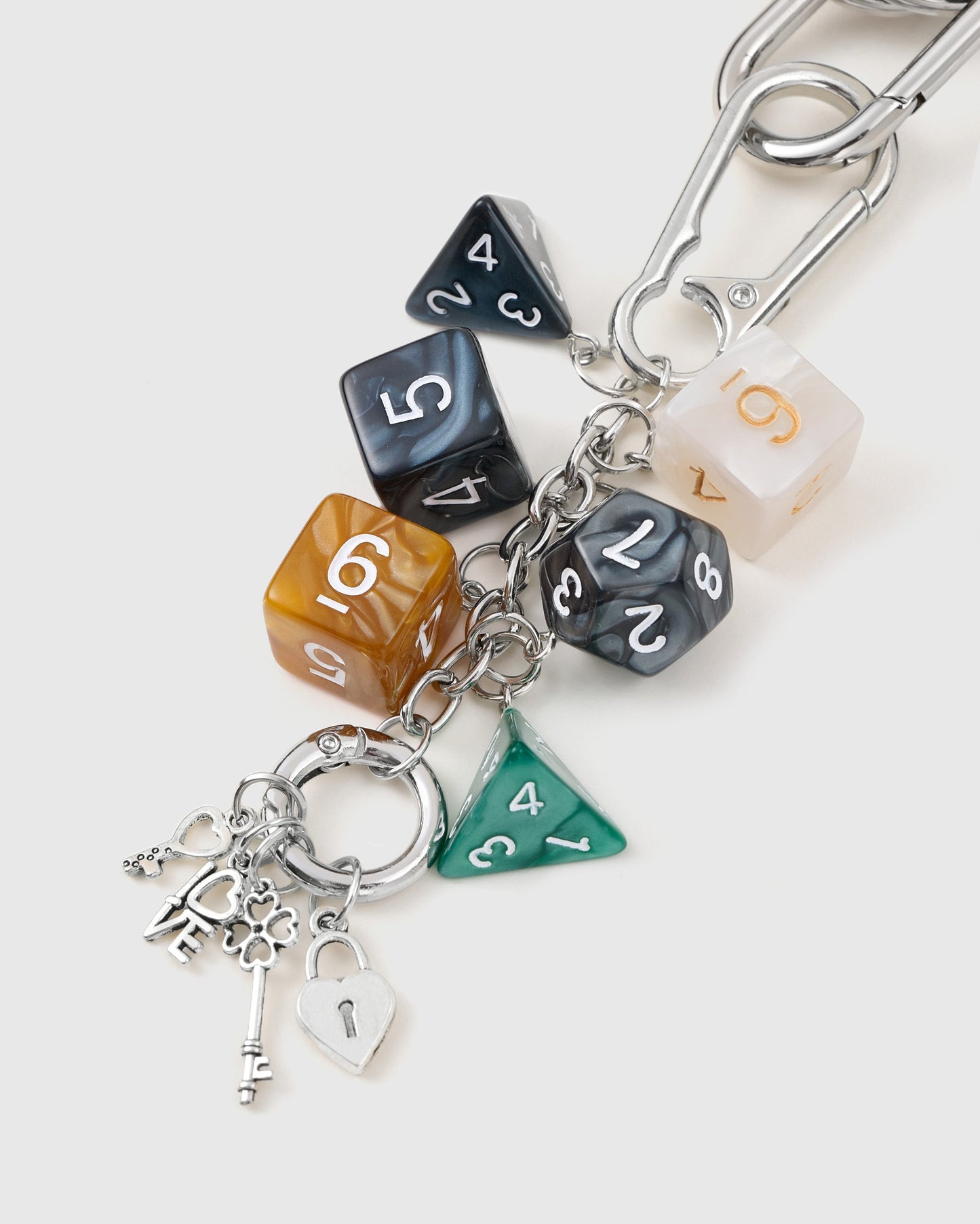 DACHSHUND DICE STACK CHARM
