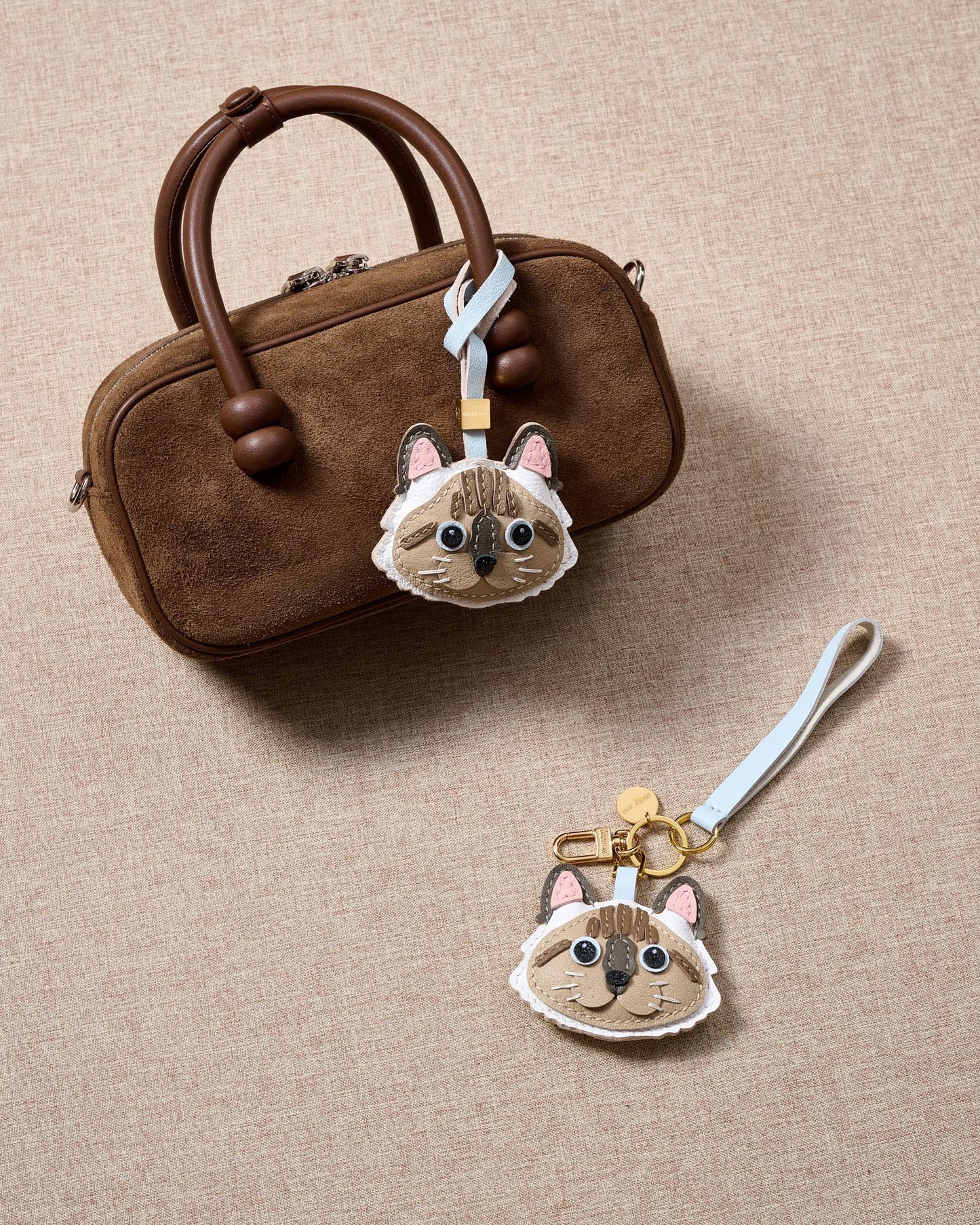 RAGDOLL CAT CHARM - POINT-COLOR EDITION