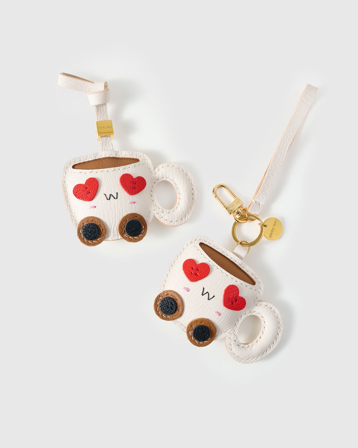 HEART-EYES COFFEE CUP CHARM