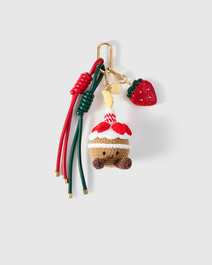 STRAWBERRY CUPCAKE STACK CHARM