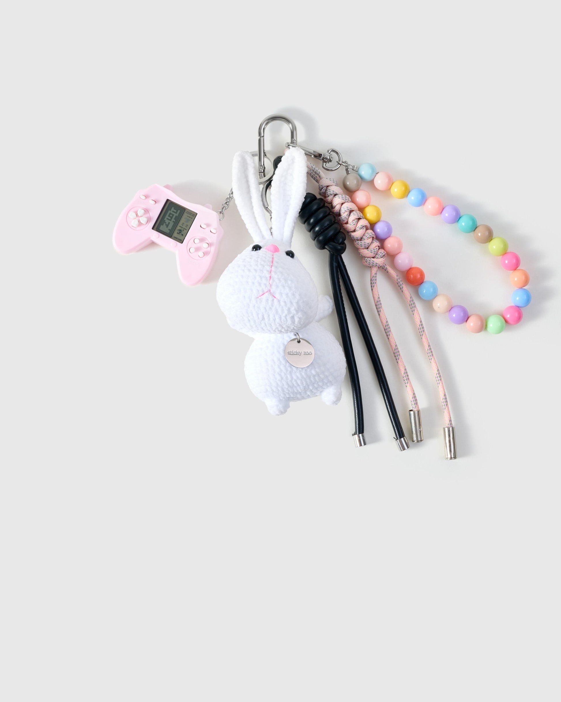 GUMBALL GAMER BUNNY STACK CHARM