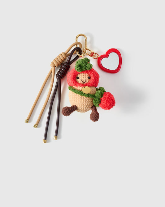 PEANUT TRAVELER HEART STACK CHARM