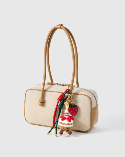 STRAWBERRY CUPCAKE STACK CHARM