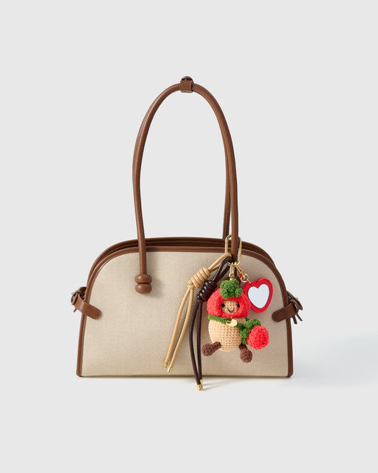 PEANUT TRAVELER HEART STACK CHARM