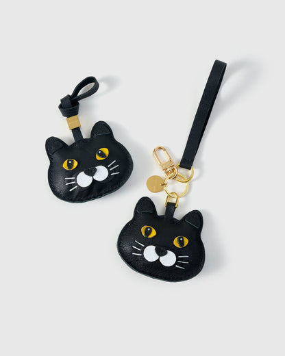BRITISH SHORTHAIR CAT CHARM – CHUBBY MIDNIGHT EDITION