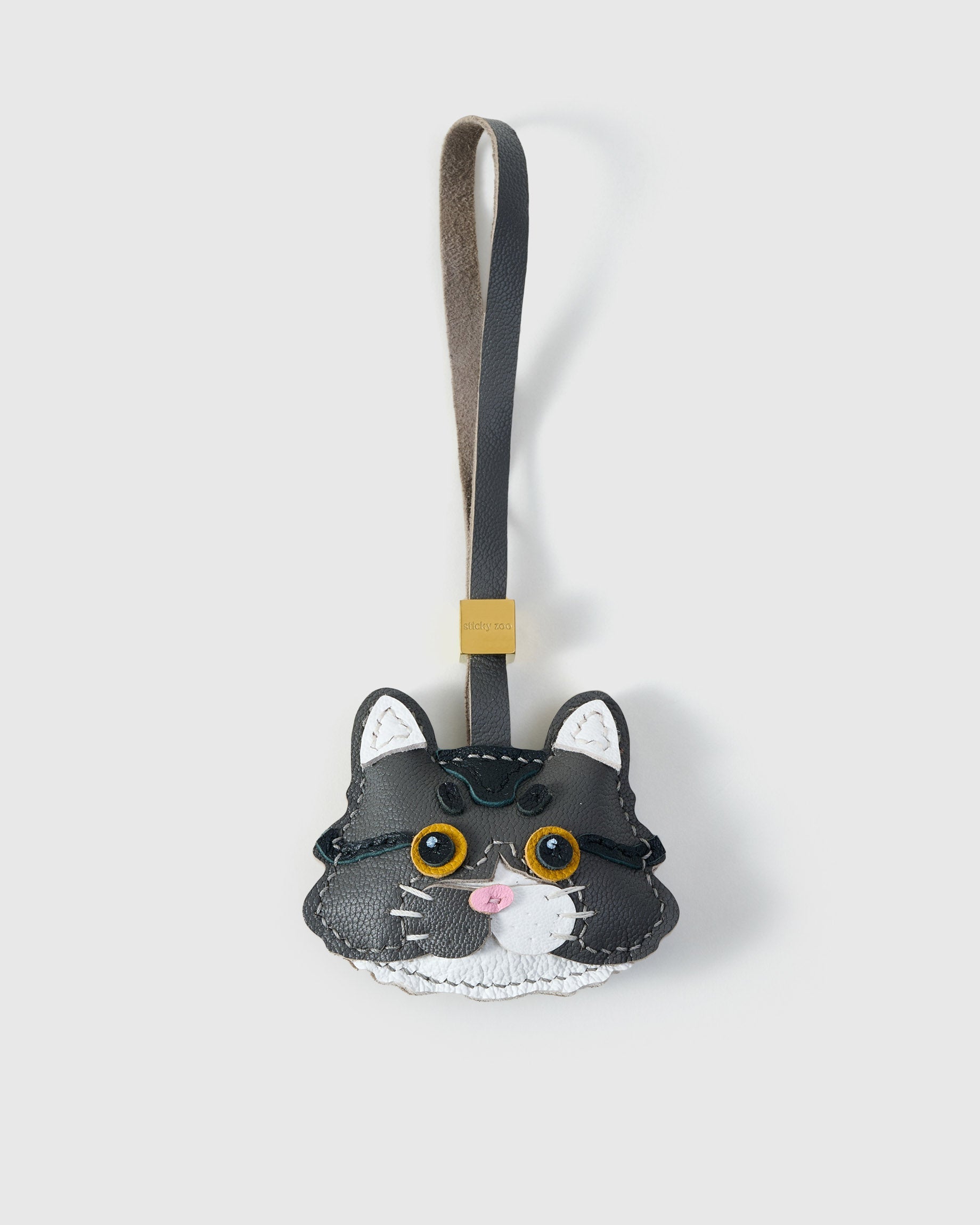 LONG-HAIR TABBY CAT CHARM