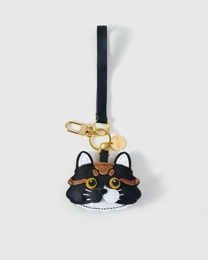 LONG-HAIR TABBY CAT CHARM