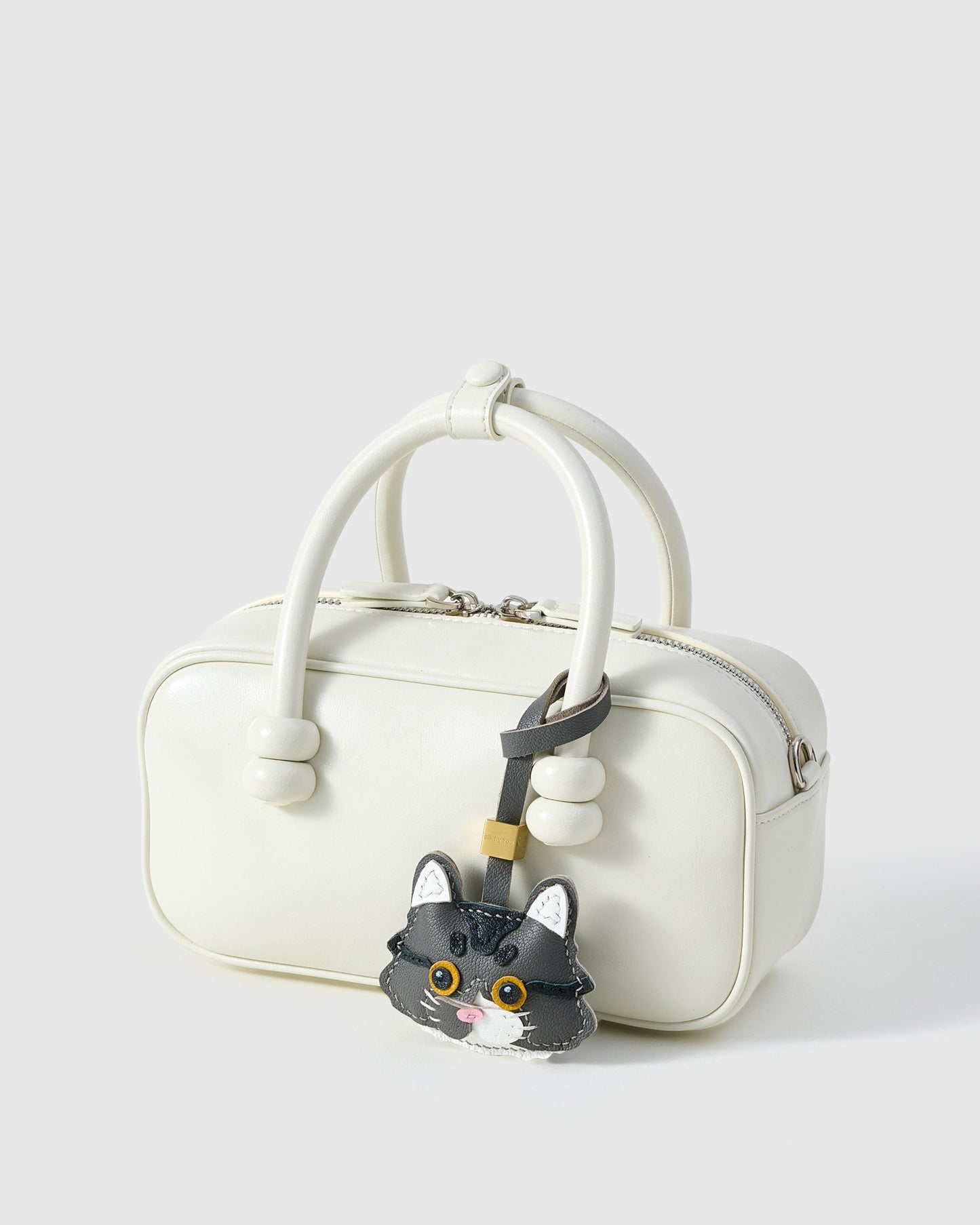 LONG-HAIR TABBY CAT CHARM