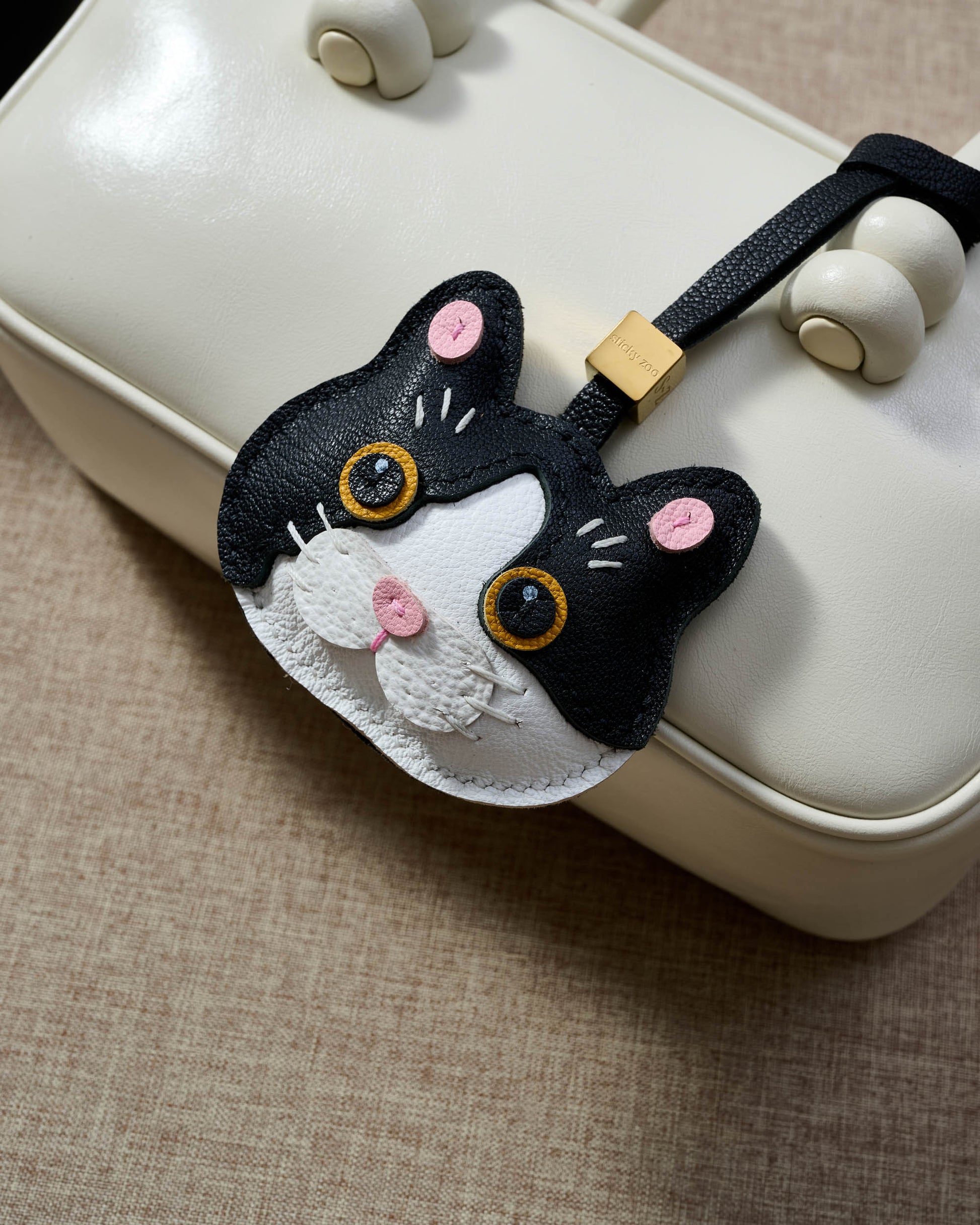 BRITISH SHORTHAIR CAT CHARM – BLACK MUSE EDITION