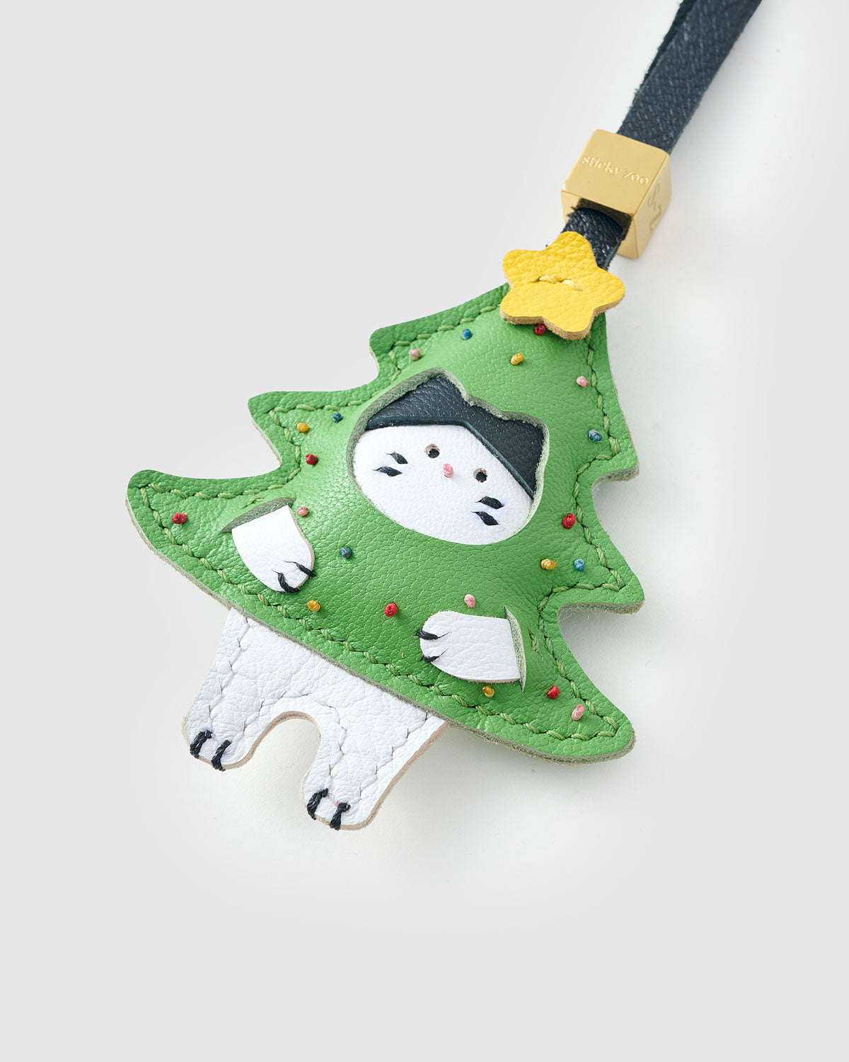 KITTEN IN CHRISTMAS TREE CHARM