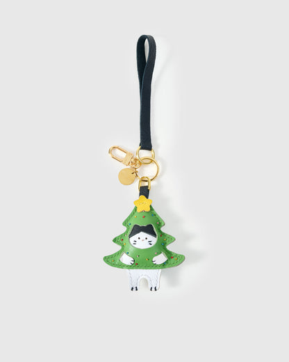 KITTEN IN CHRISTMAS TREE CHARM