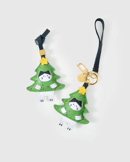 KITTEN IN CHRISTMAS TREE CHARM