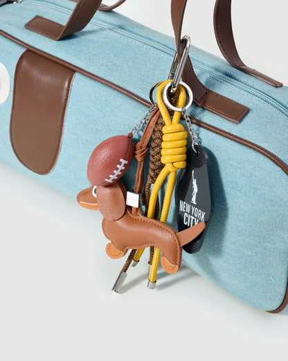 Loyal Dachshund Bag + Charm Set