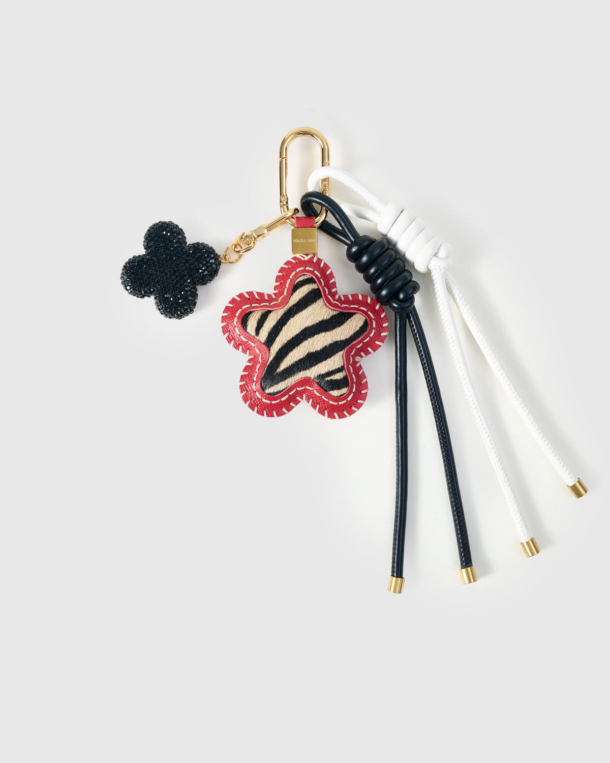 ZEBRA STAR STACK CHARM