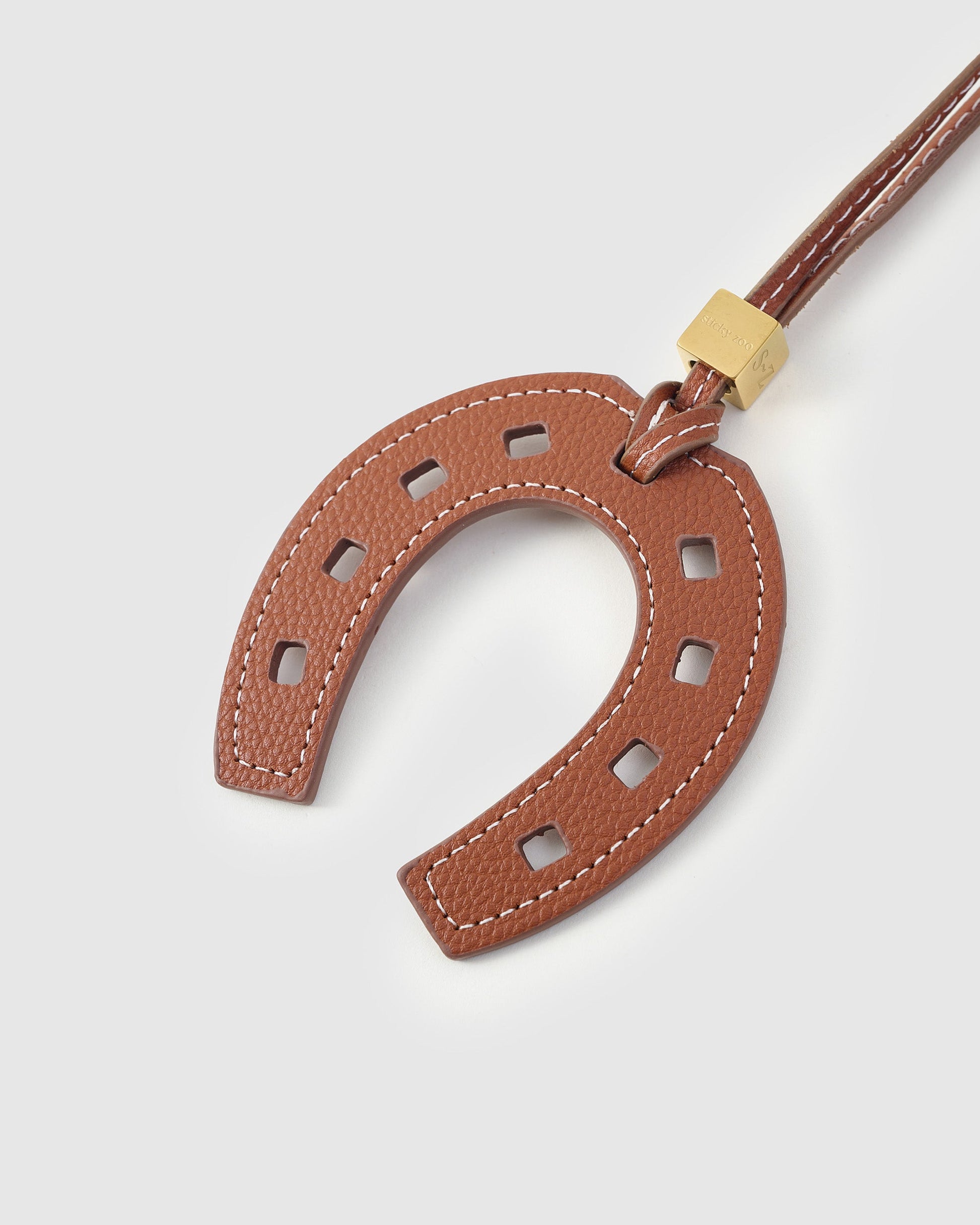 LUCKY HORSESHOE BEAR STACK CHARM