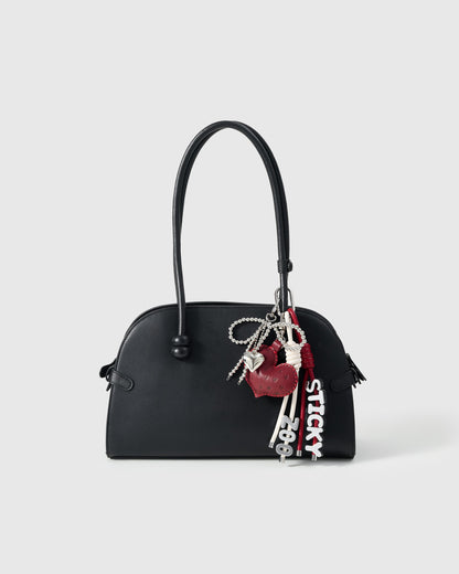 STICKY HEART BOW STACK CHARM