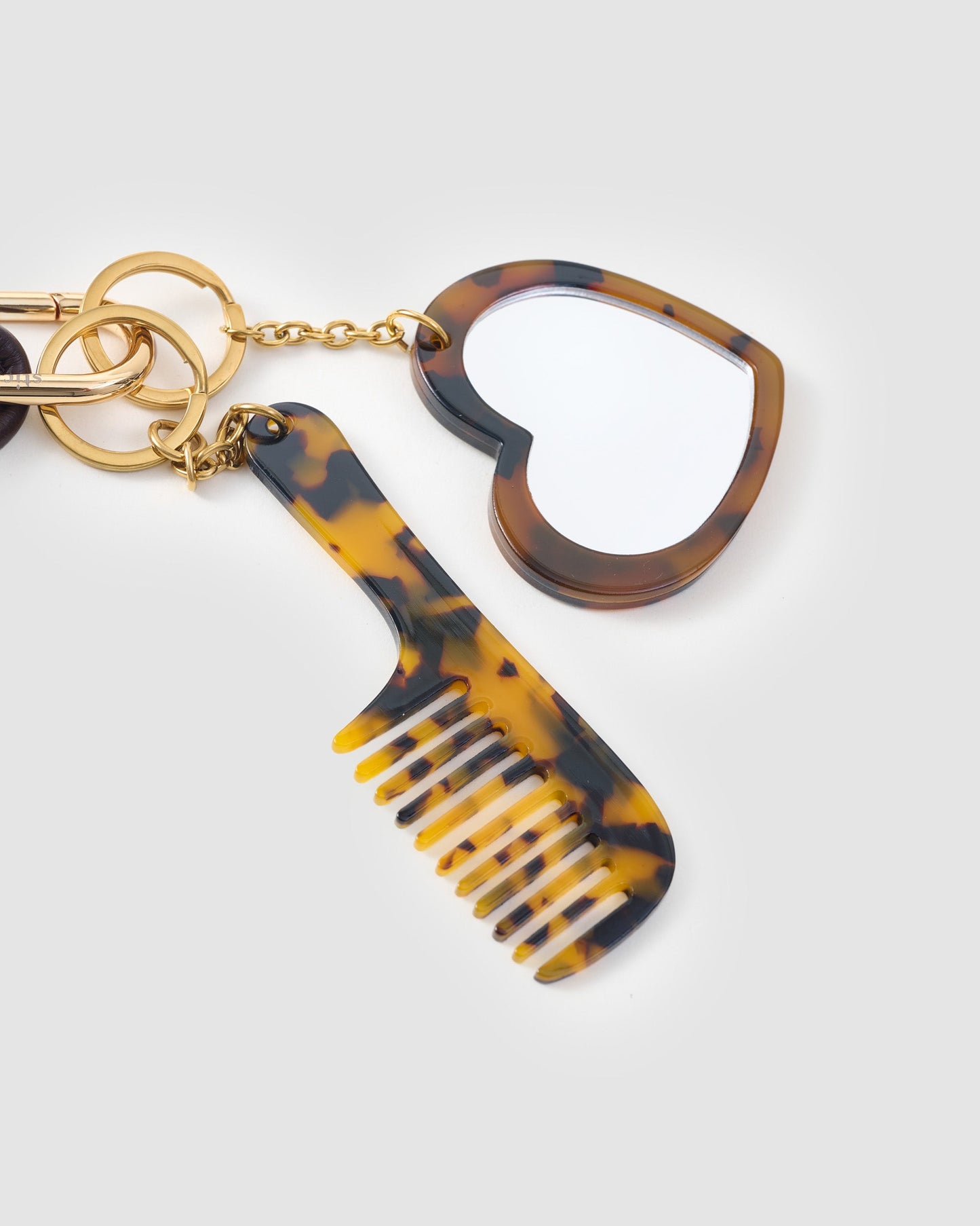 TEDDY TORTOISE HEART STACK CHARM