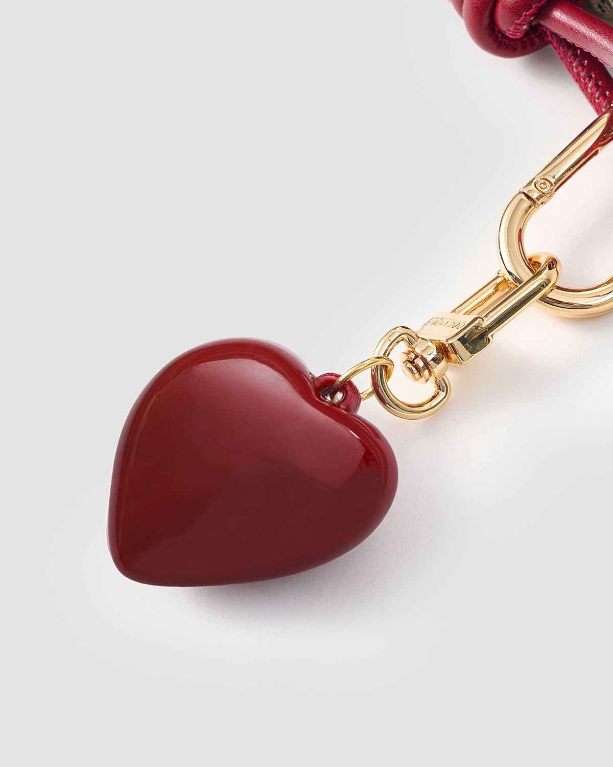 BASEBALL HEART STACK CHARM