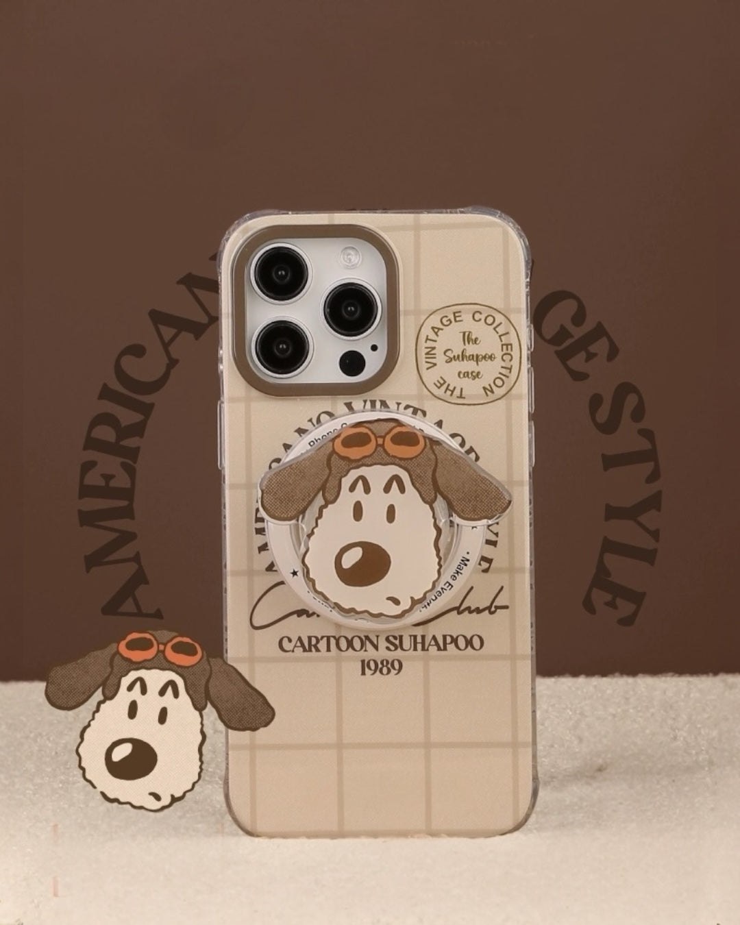VINTAGE PUP AMERICANO CASE