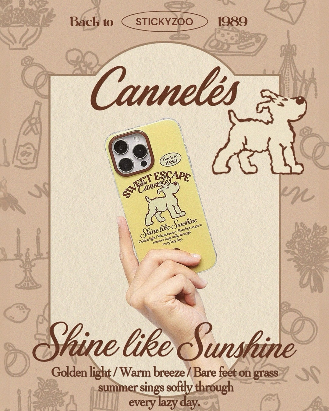 SWEET ESCAPE CANNELS CASE