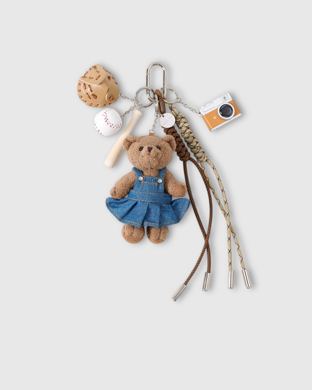 TEDDY IN DENIM STACK CHARM