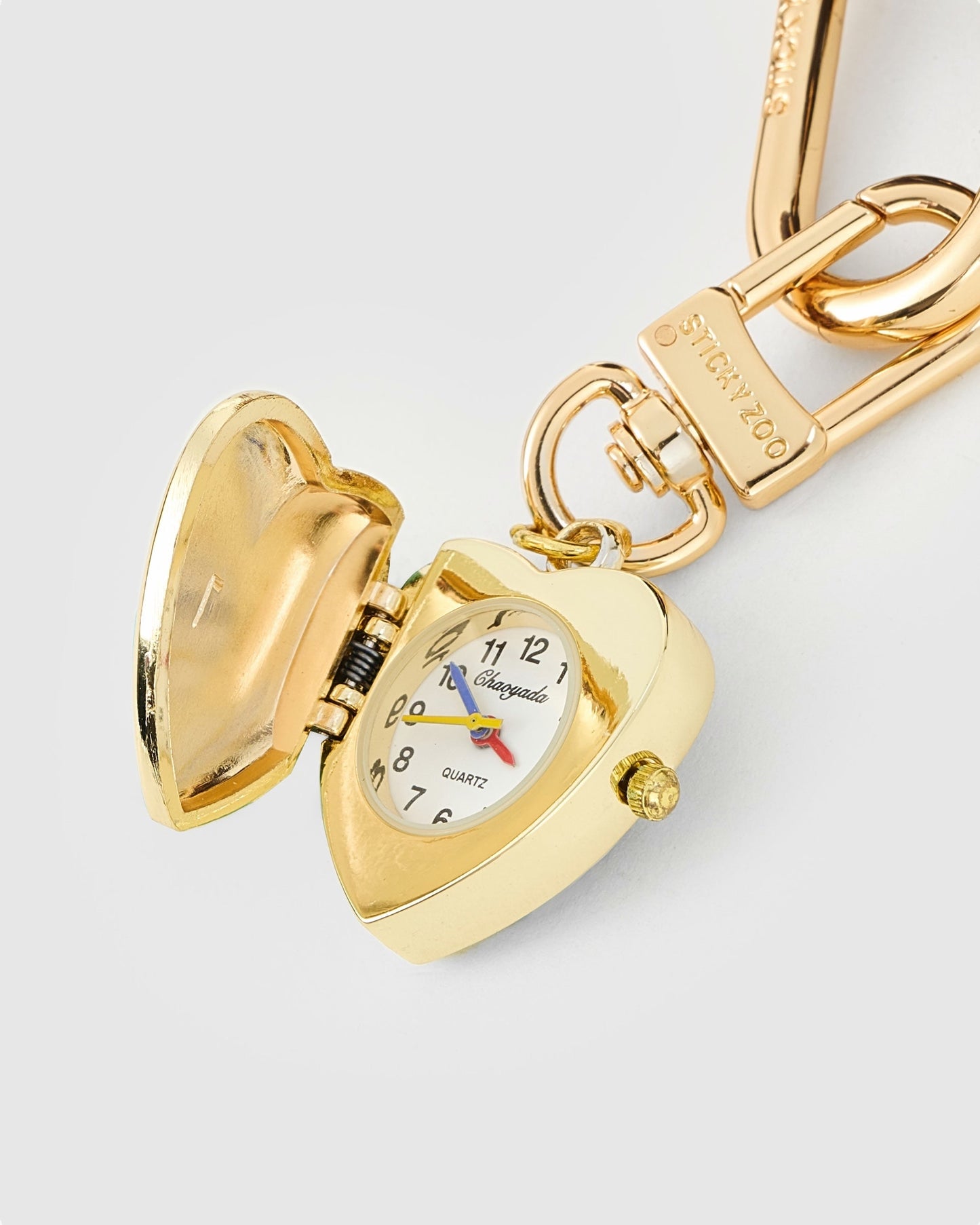 COWHIDE STAR STACK CHARM