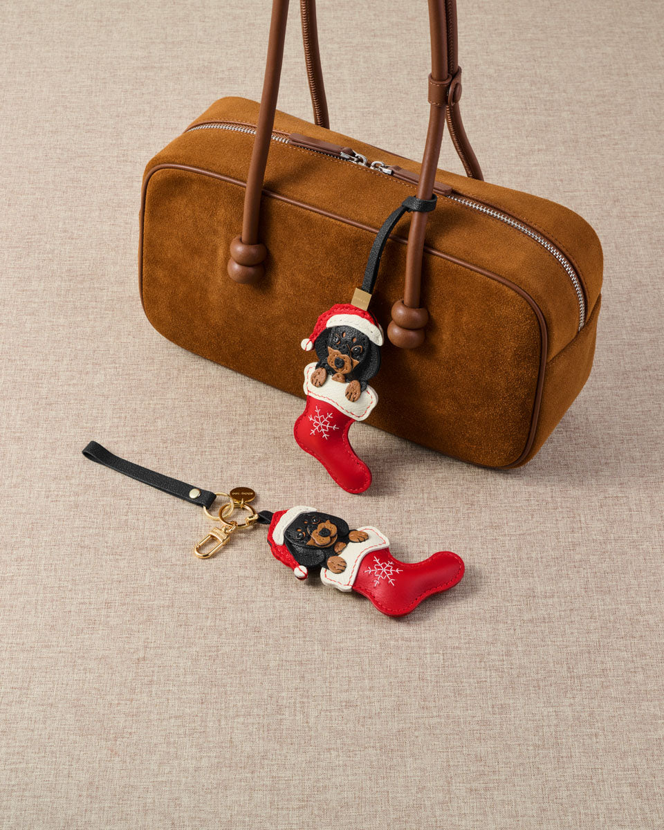 SANTA DACHSHUND STOCKING - Image 4