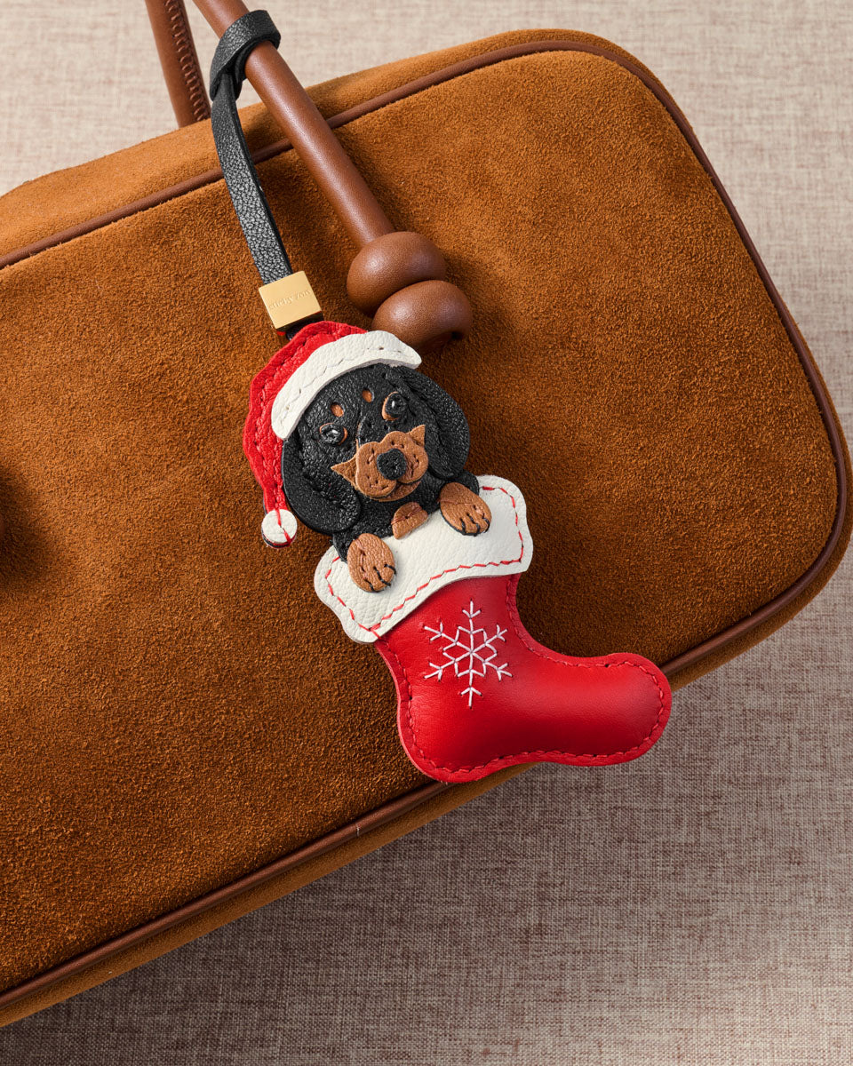 SANTA DACHSHUND STOCKING - Image 2