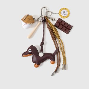 CHOCO DACHSHUND STACK CHARM