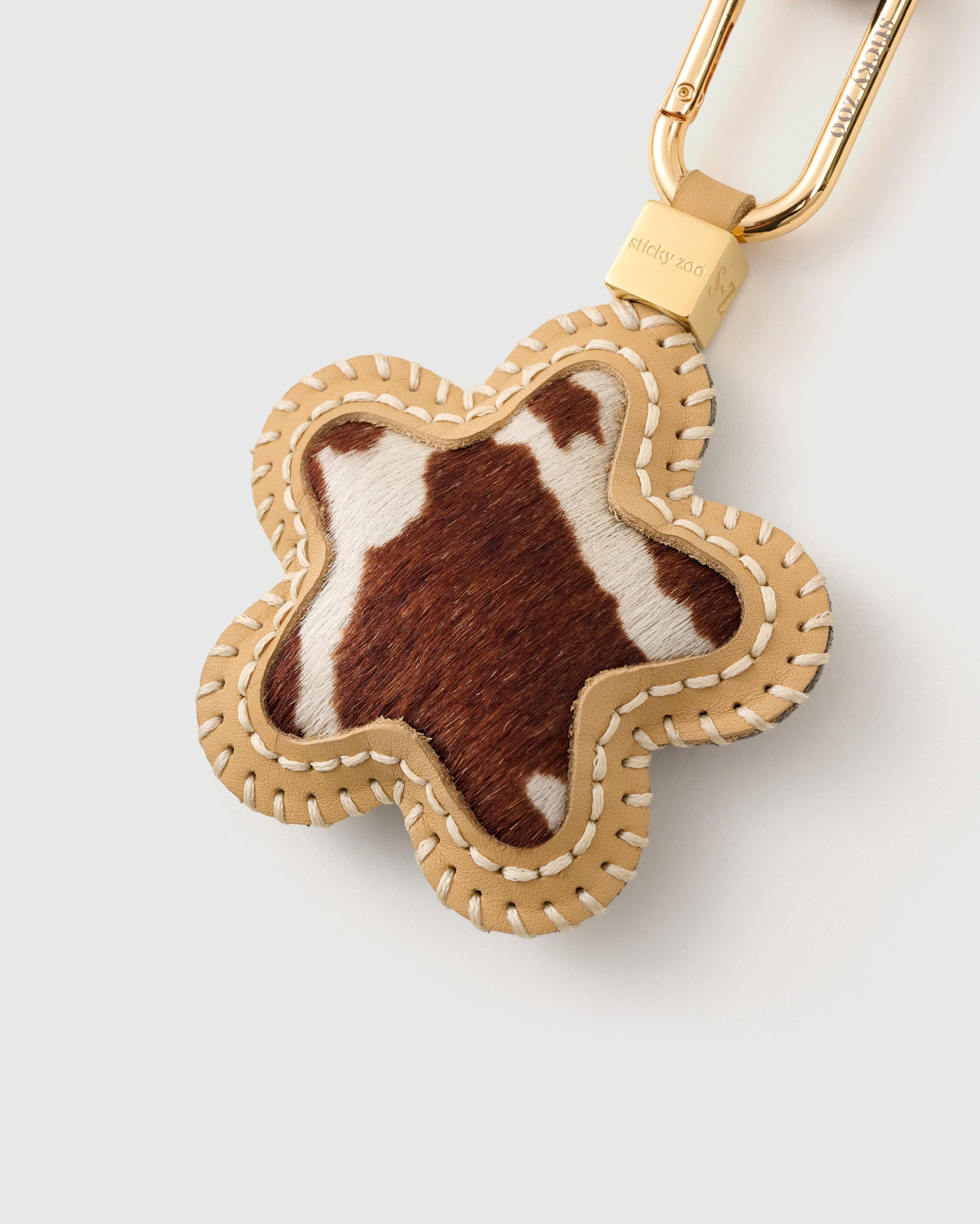 COWHIDE STAR STACK CHARM - Image 3