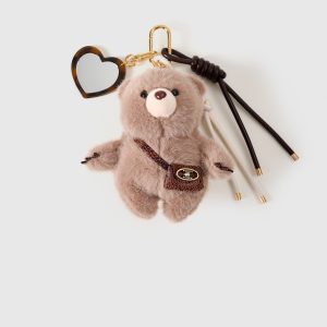 LUX TEDDY HEART MIRROR STACK CHARM
