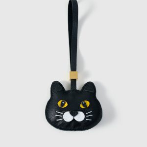 BRITISH SHORTHAIR CAT CHARM – CHUBBY MIDNIGHT EDITION