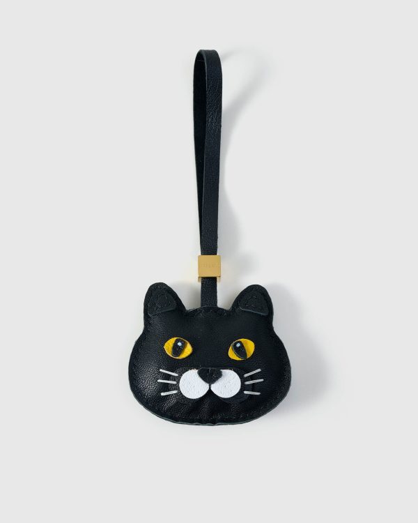 BRITISH SHORTHAIR CAT CHARM – CHUBBY MIDNIGHT EDITION