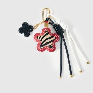 ZEBRA STAR STACK CHARM