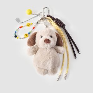 GOLF DOG SMILEY STACK CHARM