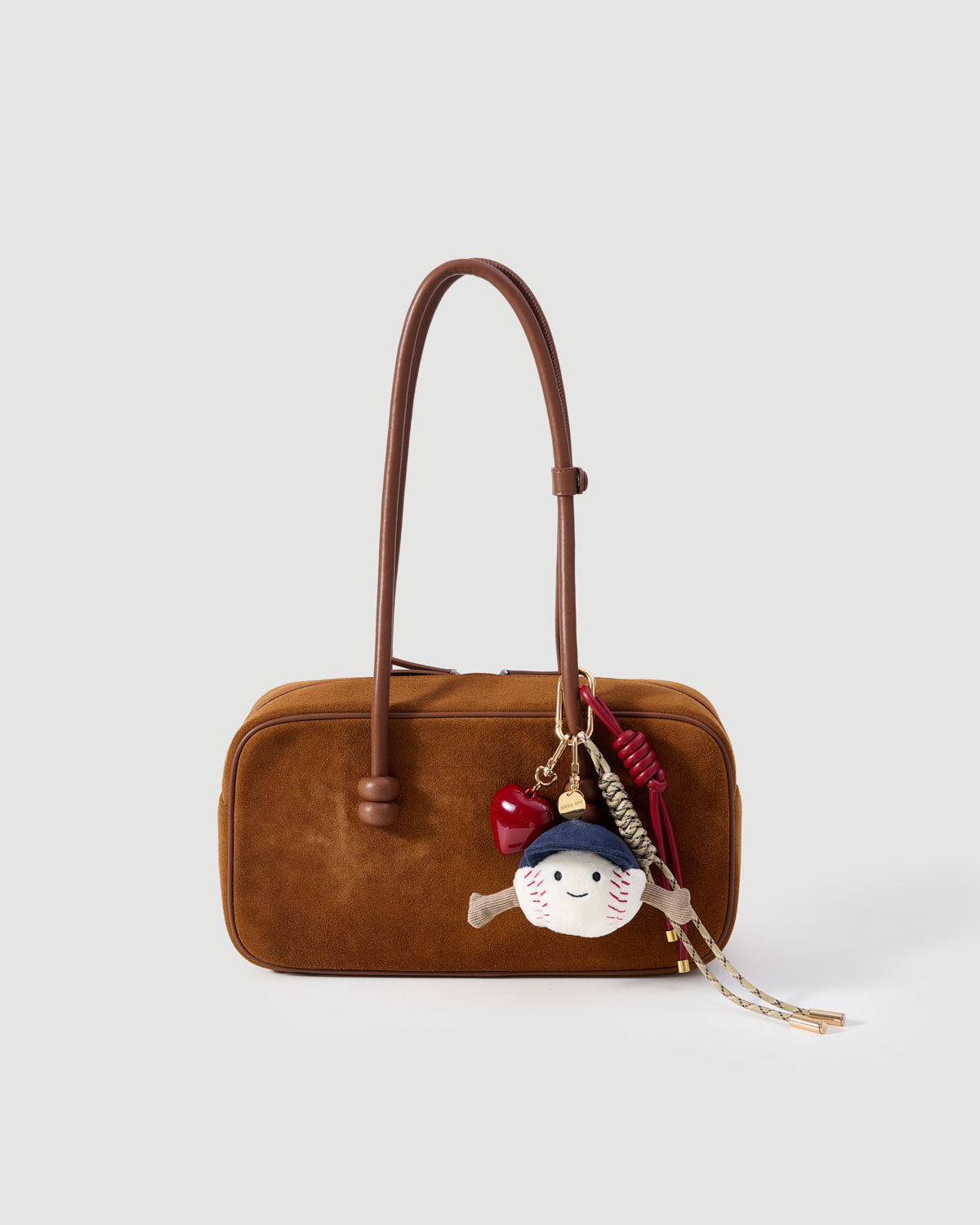 BASEBALL HEART STACK CHARM - Image 2