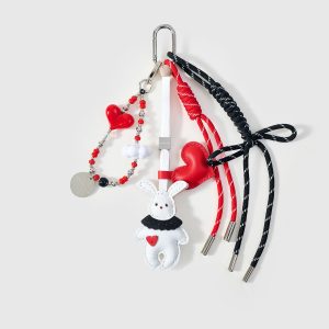 HEART BUNNY CHRISTMAS STACK CHARM