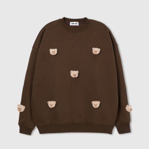 TEDDY CHECK-EAR SWEATSHIRT