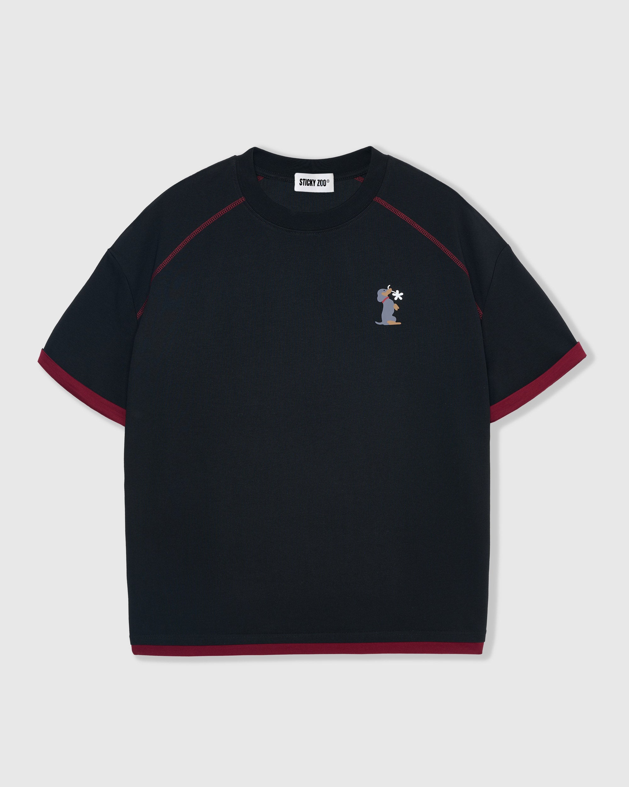 DACHSHUND BLOOM RINGER T-SHIRT - Image 3