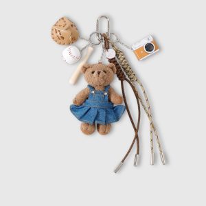 TEDDY IN DENIM STACK CHARM